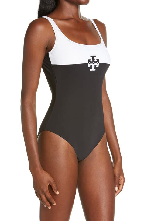 Tory Burch Colorblock One-Piece Swimsuit | Nordstrom