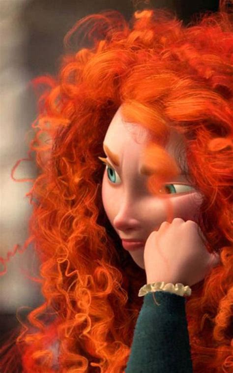 Download Sulking Princess Merida Phone Wallpaper | Wallpapers.com
