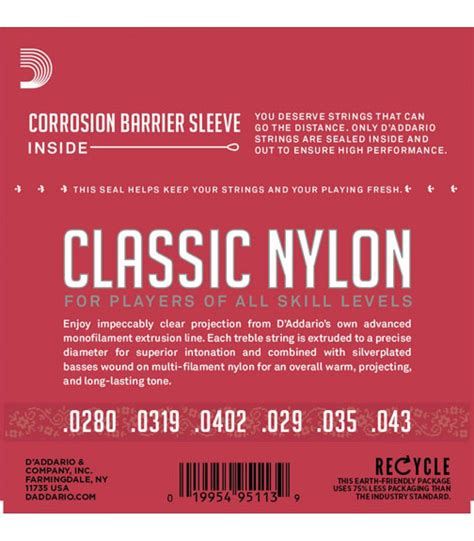 D'Addario EJ27N Nylon Guitar Strings