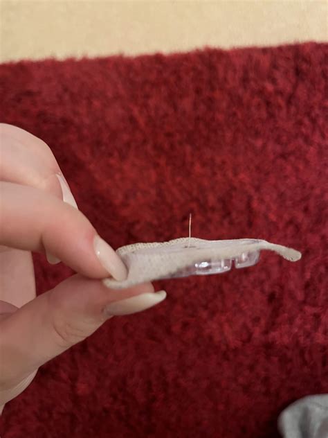 Did the needle get stuck in my arm? I remember it being much bigger