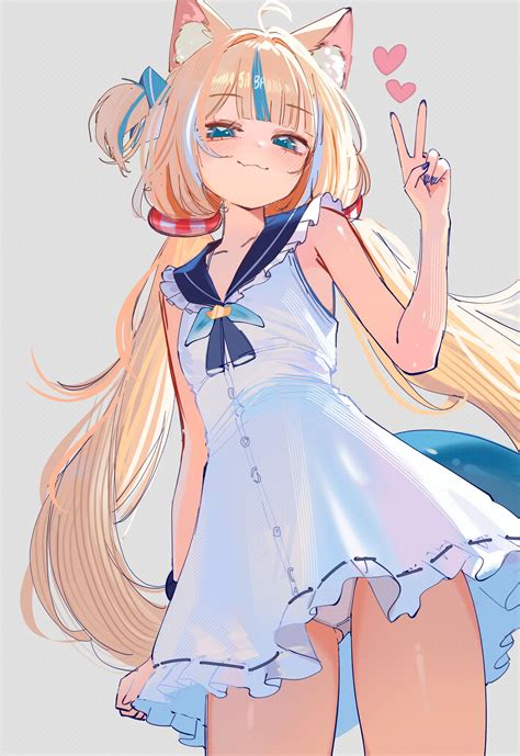 sameko saba (indie virtual youtuber) drawn by ms._tsu | Danbooru