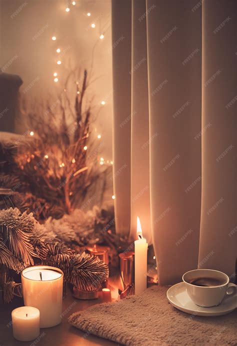 Premium Photo | Cozy winter or autumn morning at home swedish hygge