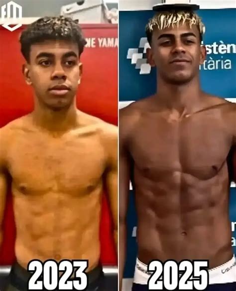 Lamine Yamal gains incredible amount of muscle since his Barcelona ...