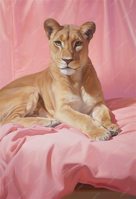 Free Photo | Lion digital art style