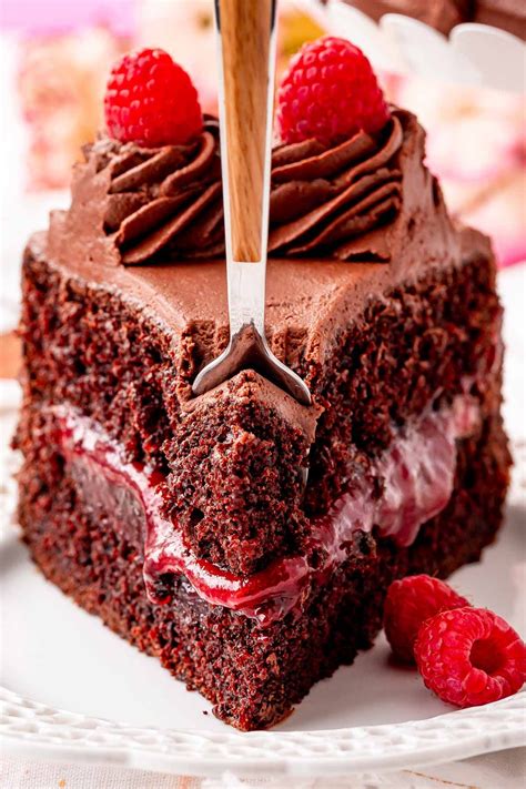 Dark chocolate raspberry cake – Artofit
