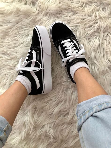 Platform Vans in 2024 | Vans girl, Vans style, Platform vans