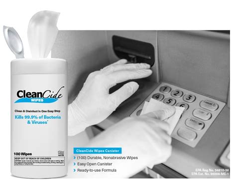 DiSantech / CleanCide EPA-Registered Disinfecting & Sanitizing Wipes ...