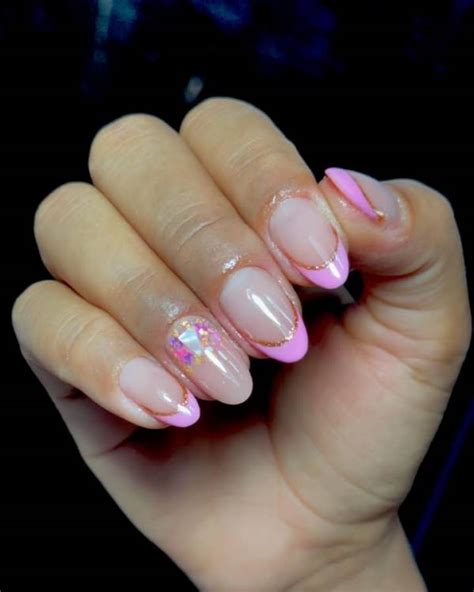 Unha Rose Com Francesinha - Unhas Decoradas com Francesinha: 97 Ideias Incríveis e Modernas para ...