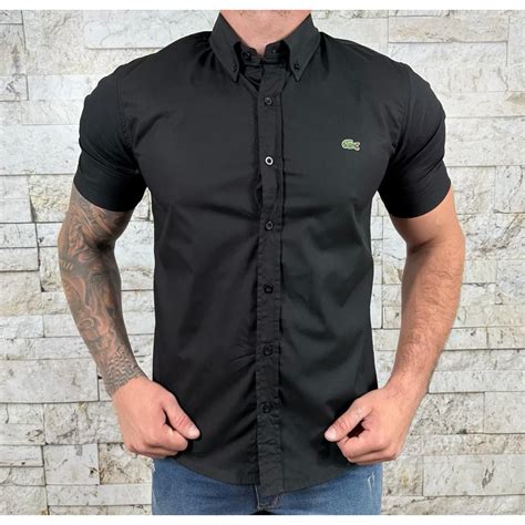 Preço Camisa Da Lacoste - camisa masculina Lacoste original alinhamento perfeito | Shopee Brasil