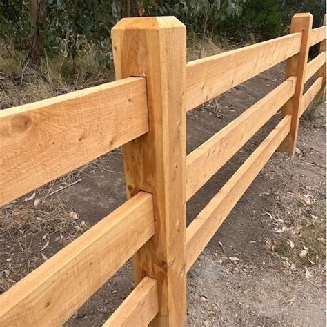 hardwood fence posts  treated morticed