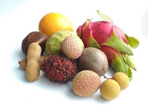 exotic fruits delicious ripe fruits   countries stock