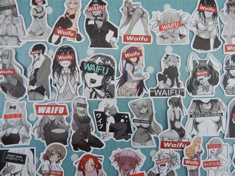 Hentai anime manga stickers assorted pack of 50 | Etsy