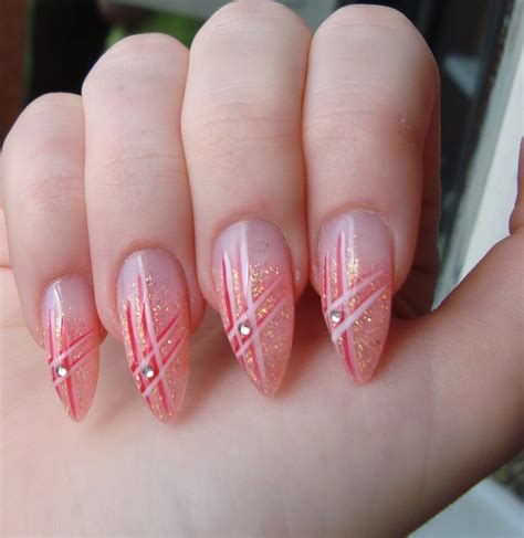 Types Of Nails Shapes, Different Types Of Nails, Almond Acrylic Nails ...