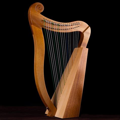 Lyre Harp 19 Saiten Holz Mahagoni Harfe Nylon-Saiten Lyre Harp ...