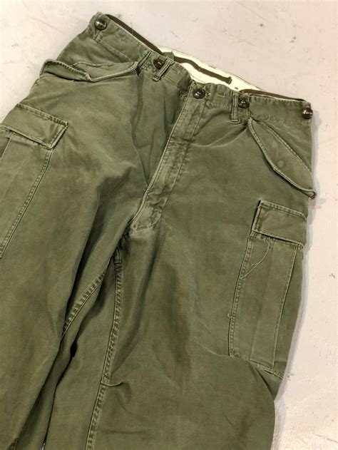 army   filed pants medium short vintage clothing twoface