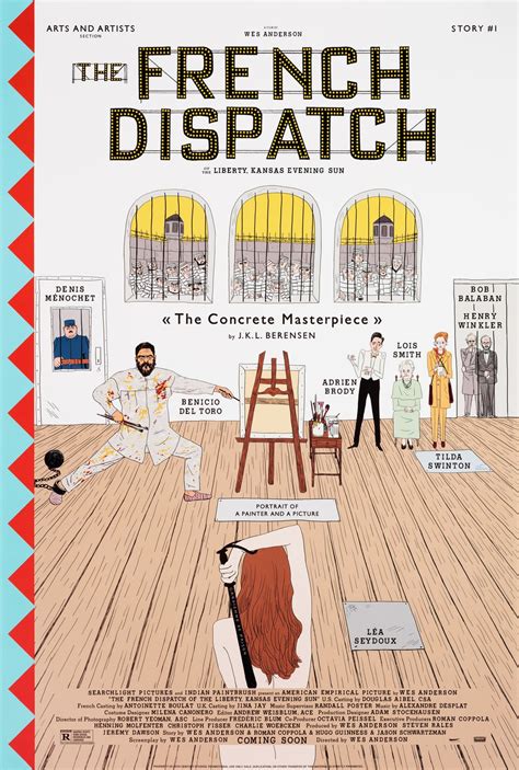 The French Dispatch Original 2020 U.S. Mini Movie Poster - Posteritati ...