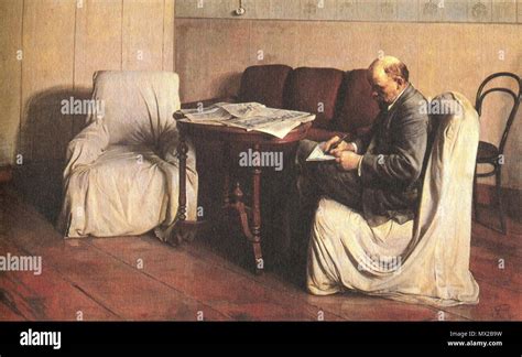 . English: Vladimir Lenin in Smolny . 1930 99 Brodski Lenin Stock Photo ...