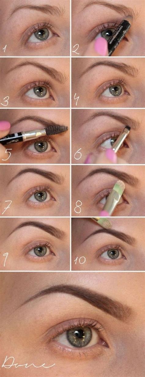 shape eyebrows perfectly tips tutorial