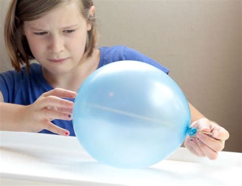 Balloon Skewer: Polymer Science for Kids | Science for kids, Polymer ...