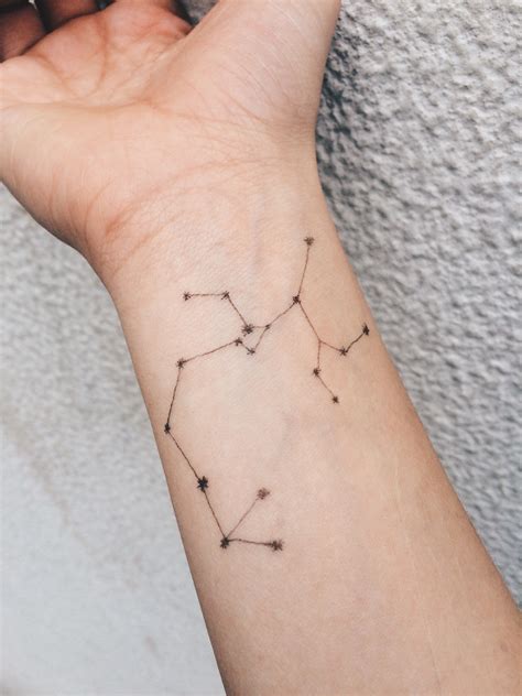 Sagittarius Star Constellation Tattoo