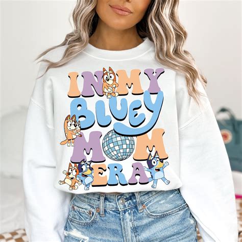 Bluey Mom PNG, in My Bluey Mom Era Png, in My Bluey Mom Era, Valentine