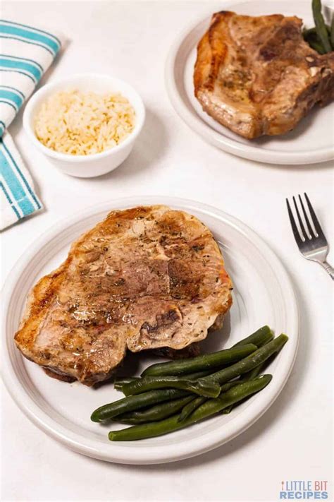 Oven Baked Pork Steaks | Little Bit Recipes