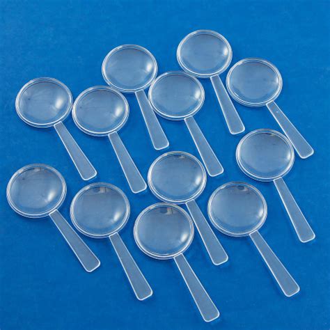 Acrylic Magnifying Glass - 12 pack - 1.5" - 3x lens