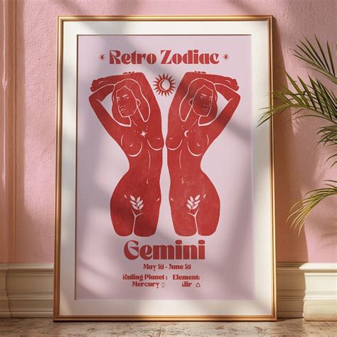 Gemini Art - Etsy