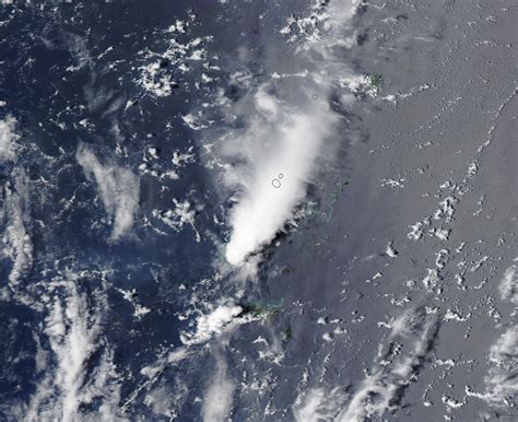 Volcanic eruption in Tonga sent seawater into the atmosphere and sulfur