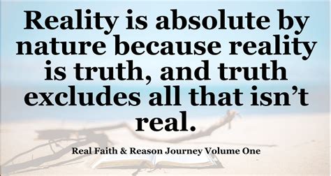 reality  absolute truth  absolute real reality