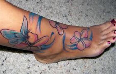 Great Butterfly Ankle Tattoos, Ideas, And Meanings; Butterfly Tattoos And Beautiful Designs ...