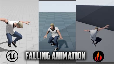 Unreal Engine 4 - Falling Animation with Landing - YouTube