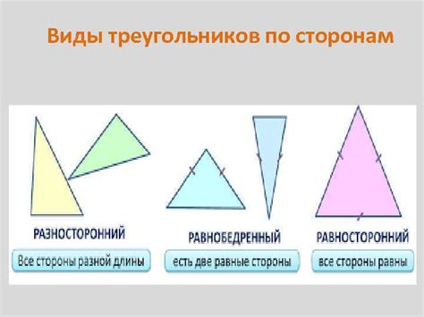 ТЕМА Виды треугольников и применение их в жизни