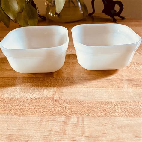 Vintage Fire King Ovenware Nesting Bowls set of 2 - Etsy