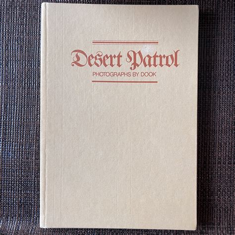 [unread] DESERT PATROL (1989) 1/1500 DOOK Gay Male NUDES Photography