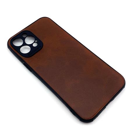 Чехол iPhone 12 Pro Max Кожа Темно-Коричневый купить по цене 150 ...