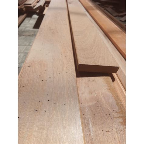 jual rangka kayu papan decking bengkirai afkir cm shopee indonesia