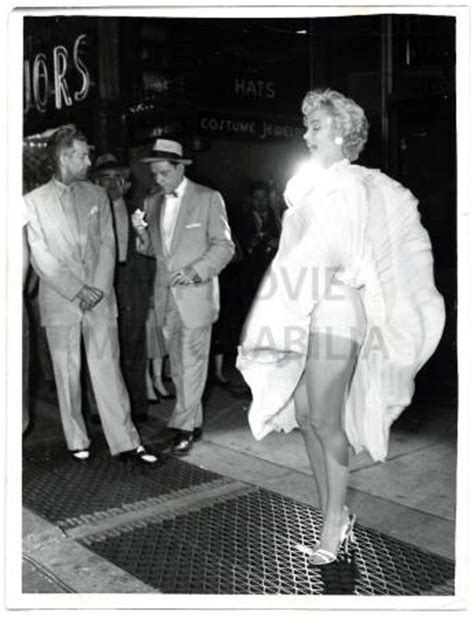 MARILYN MONROE ORIGINAL VINTAGE 1955 SEVEN YEAR ITCH SUBWAY SCENE ...