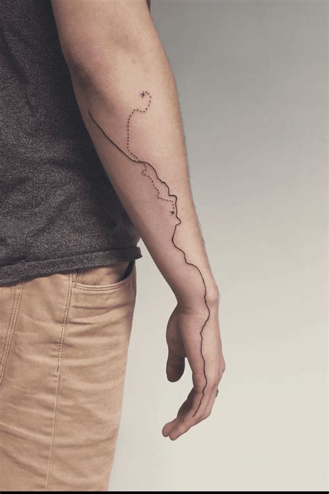 River Map Tattoo