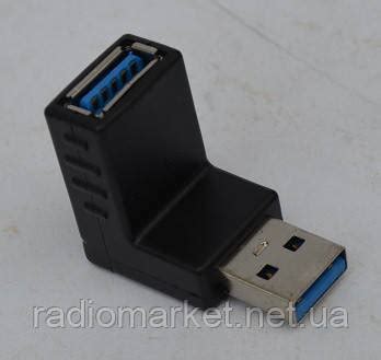 Переходник угловой USB A(M)- A(F), version 3.0: продажа, цена в Киеве ...
