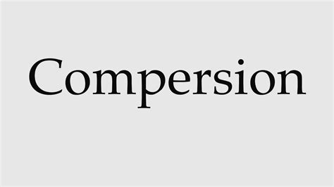 How to Pronounce Compersion - YouTube