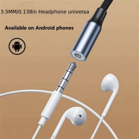 Type-C 3.5 Jack Audio Cable USB C To 3 5 MM Jack Aux Adapter Phone ...