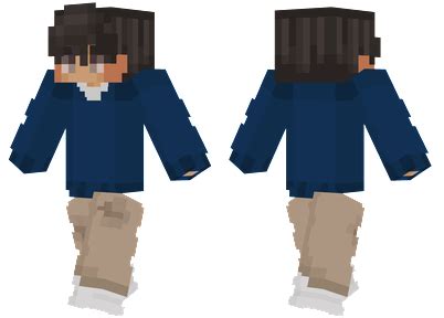 Dark Blue Sweater | Minecraft Skins