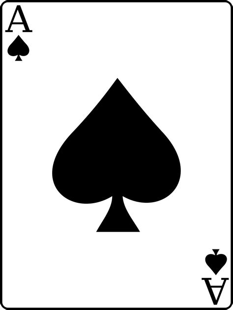 ace of spades playing card 7
