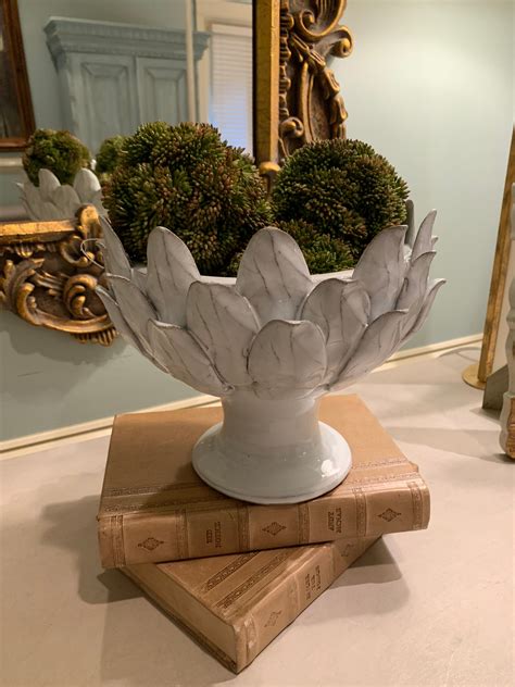Artichoke Centerpiece – Lilies and Lavender Designs