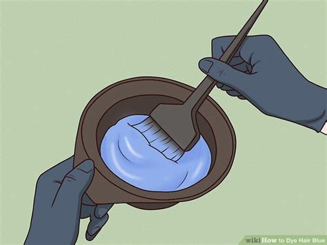how to make blue hair dye
