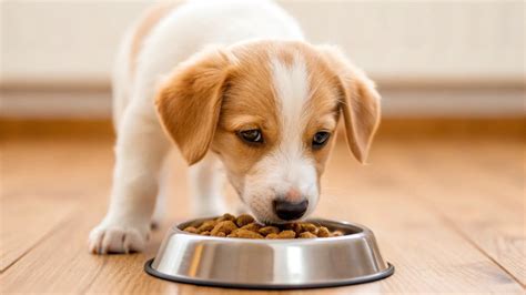 how much dog food to give a puppy