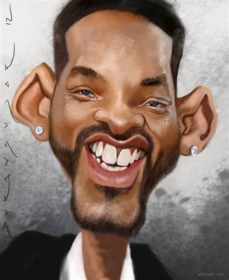 caricature   smiling man   suit