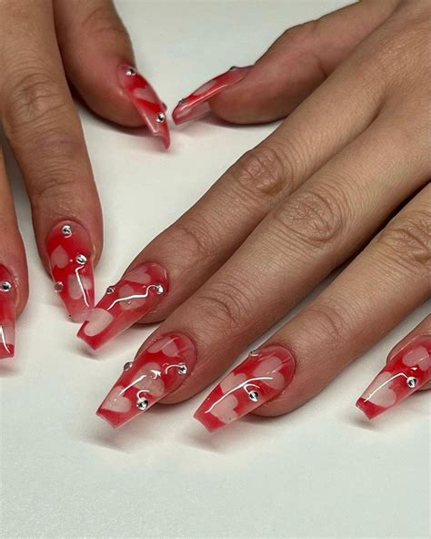 "🫧 ️🫧 ️🫧 ️🫧 GelX for @maiphammy by Jacklyn" in 2024 | Fire nails, Heart ...