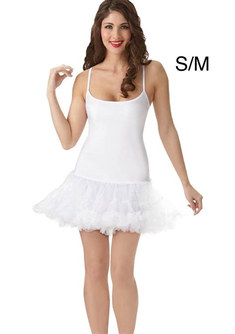 Women Adult Petticoat Dress Halloween Costume Accessory S/M | eBay